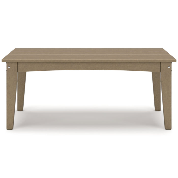 Hyland wave Outdoor Coffee Table - Venta Furnishings (San Antonio,TX)