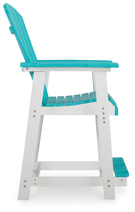 Eisely Outdoor Counter Height Bar Stool (Set of 2) - Venta Furnishings (San Antonio,TX)