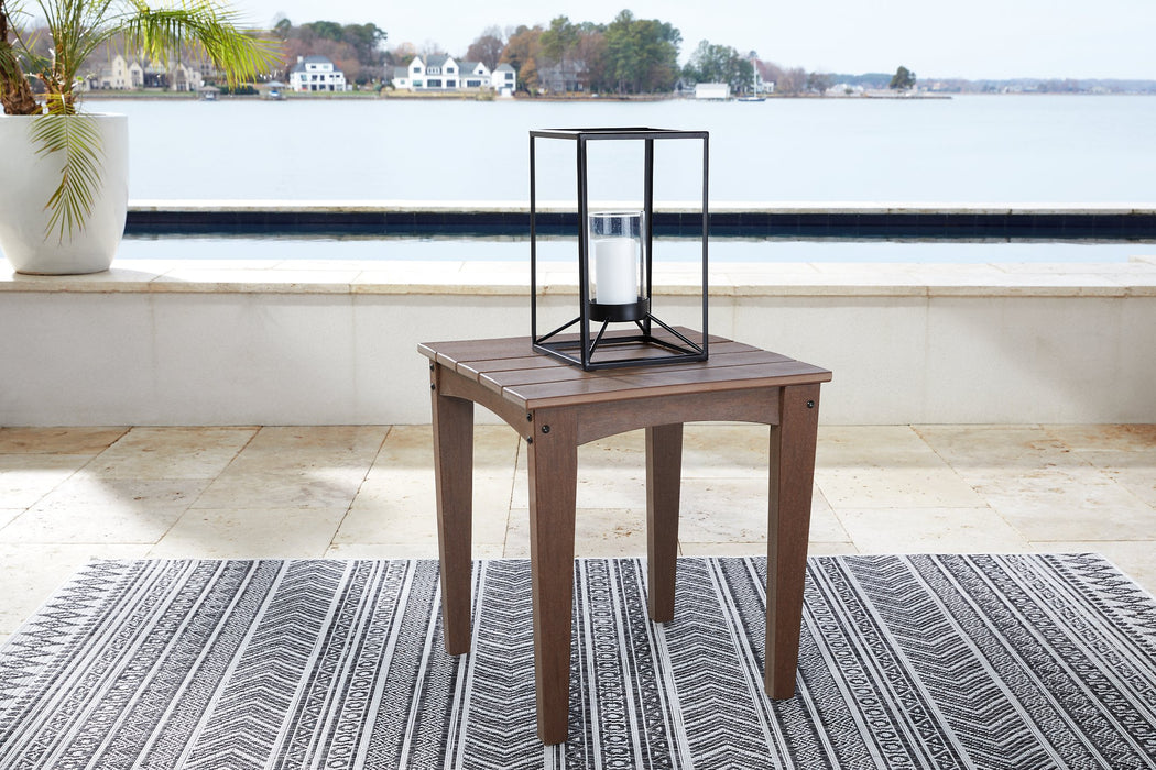 Emmeline Outdoor End Table - Venta Furnishings (San Antonio,TX)