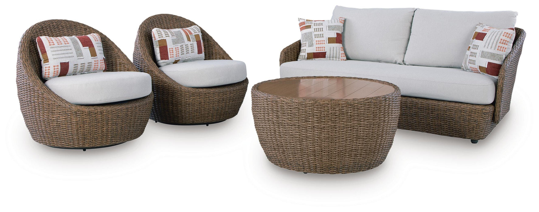 Double Point Outdoor Seating Set - Venta Furnishings (San Antonio,TX)