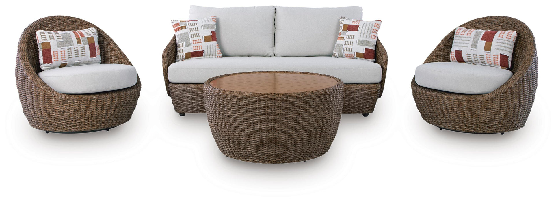 Double Point Outdoor Seating Set - Venta Furnishings (San Antonio,TX)