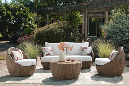 Double Point Outdoor Seating Set - Venta Furnishings (San Antonio,TX)
