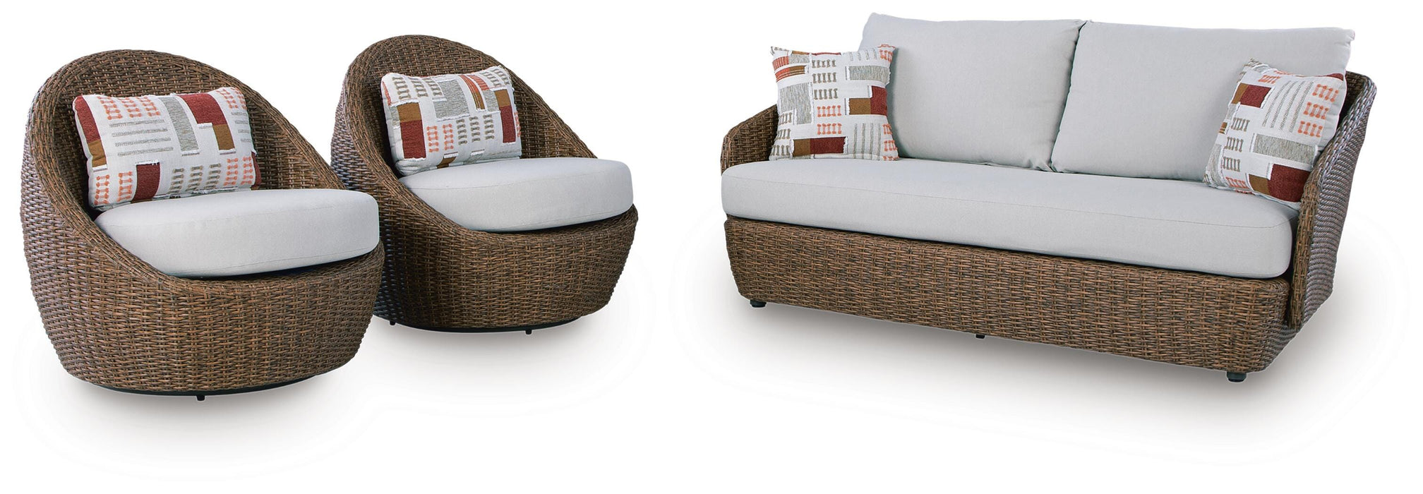 Double Point Outdoor Seating Set - Venta Furnishings (San Antonio,TX)