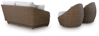 Double Point Outdoor Seating Set - Venta Furnishings (San Antonio,TX)