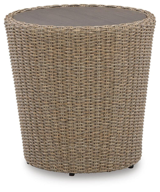 Danson Outdoor End Table - Venta Furnishings (San Antonio,TX)