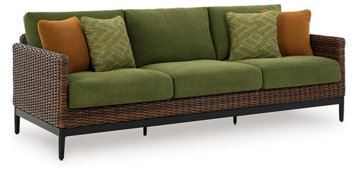 Horizon Hall Outdoor Sofa with Cushion - Venta Furnishings (San Antonio,TX)