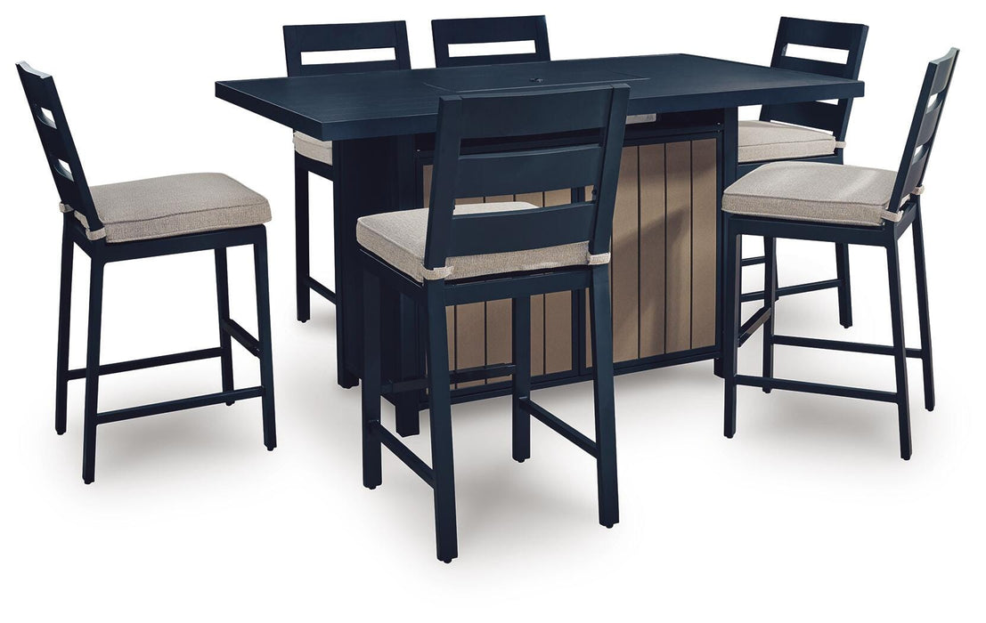 East Beach Outdoor Dining Set - Venta Furnishings (San Antonio,TX)