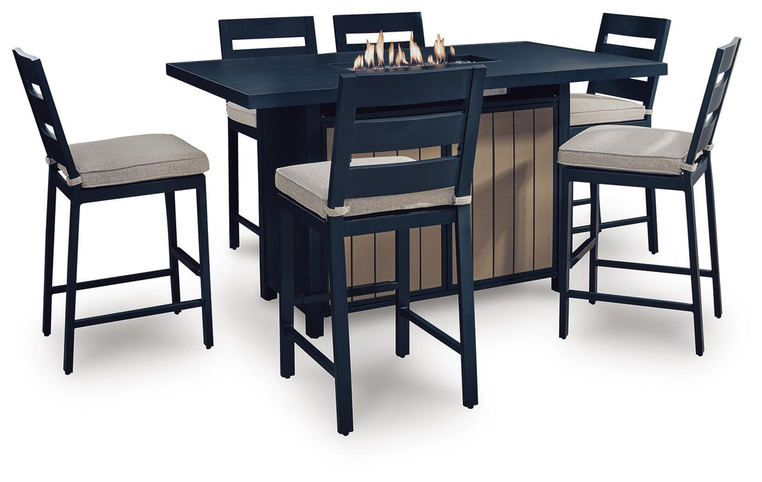 East Beach Outdoor Dining Set - Venta Furnishings (San Antonio,TX)