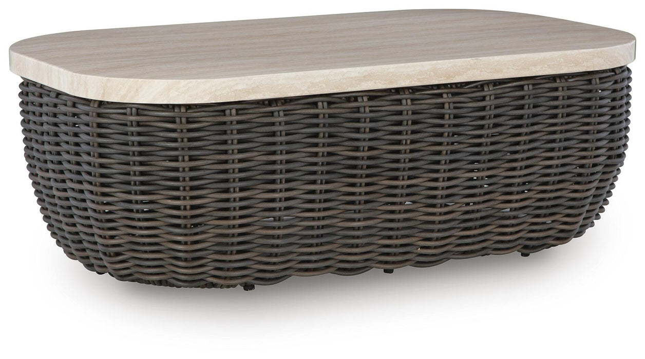 Kimora Outdoor Coffee Table - Venta Furnishings (San Antonio,TX)