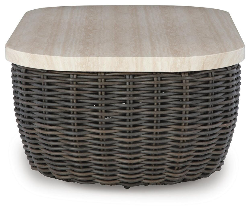 Kimora Outdoor Coffee Table - Venta Furnishings (San Antonio,TX)