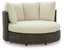 Kimora Outdoor Swivel Lounge Chair with Cushion - Venta Furnishings (San Antonio,TX)