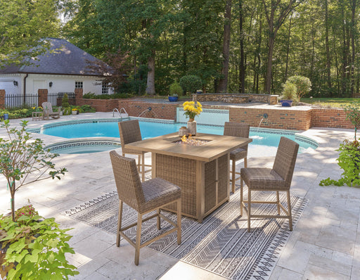 Walton Bridge Outdoor Bar Set - Venta Furnishings (San Antonio,TX)