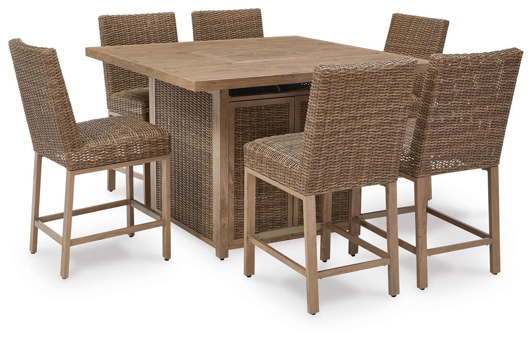 Walton Bridge Outdoor Dining Set - Venta Furnishings (San Antonio,TX)