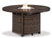 Paradise Trail Outdoor Sofa, Lounge Chairs and Fire Pit Table - Venta Furnishings (San Antonio,TX)