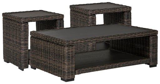 Grasson Lane Outdoor Occasional Table Set - Venta Furnishings (San Antonio,TX)