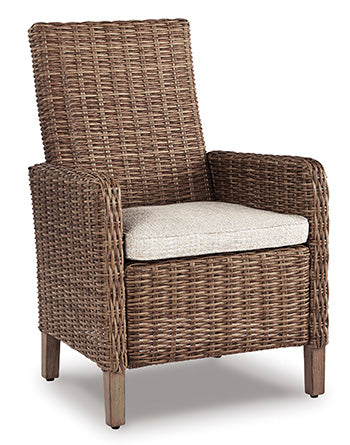 Beachcroft Arm Chair with Cushion (Set of 2) - Venta Furnishings (San Antonio,TX)