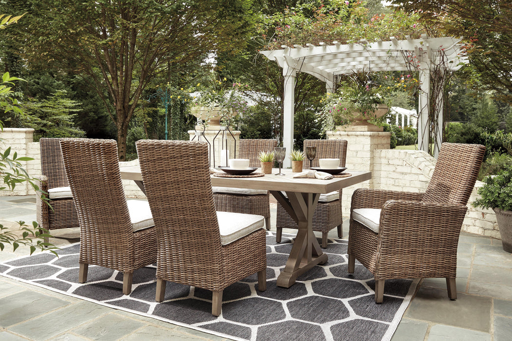 Beachcroft Outdoor Dining Set - Venta Furnishings (San Antonio,TX)