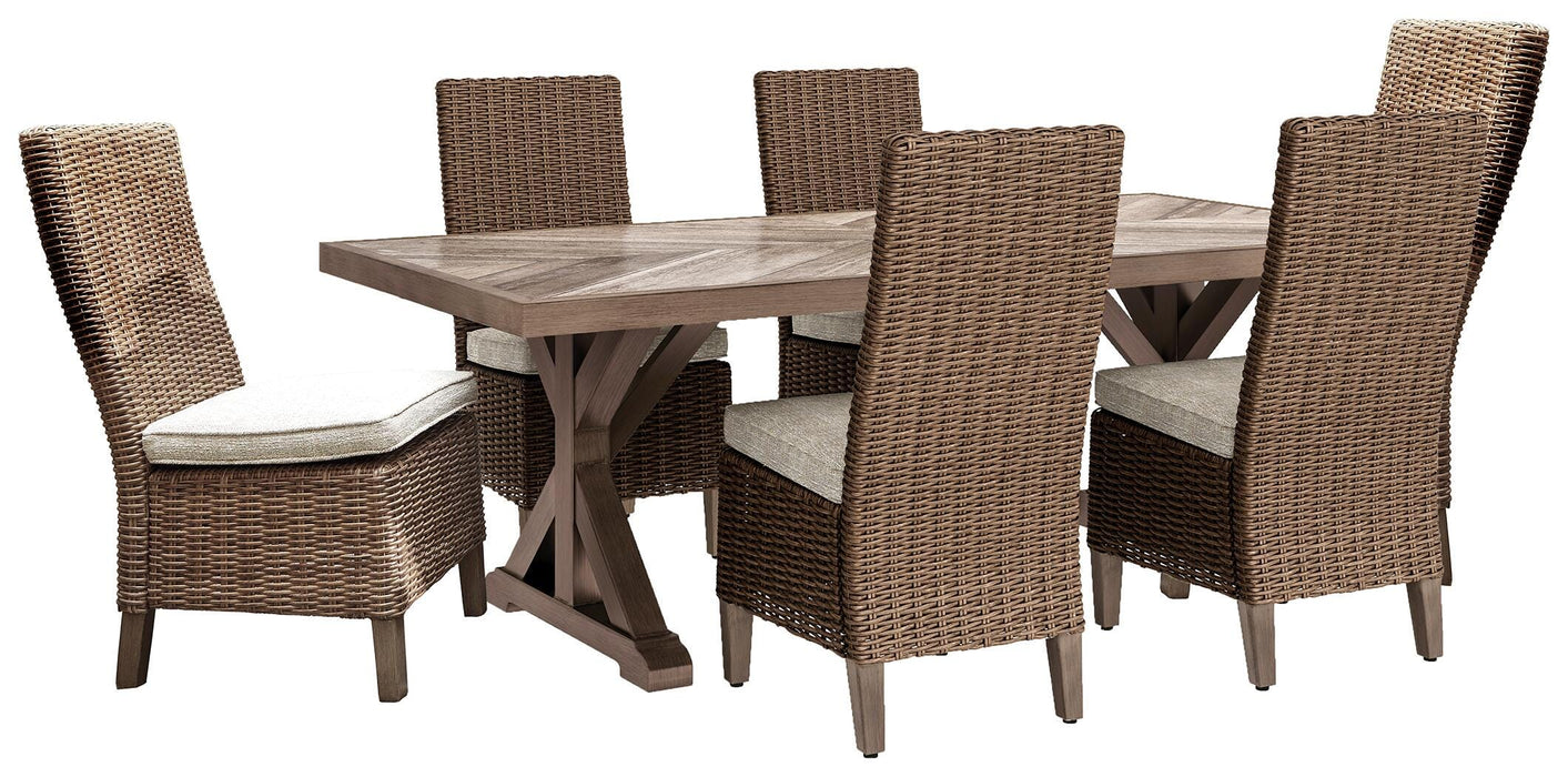 Beachcroft Outdoor Dining Set - Venta Furnishings (San Antonio,TX)