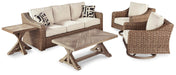 Beachcroft Outdoor Seating Set - Venta Furnishings (San Antonio,TX)