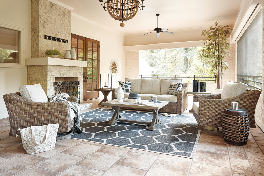 Beachcroft Outdoor Seating Set - Venta Furnishings (San Antonio,TX)