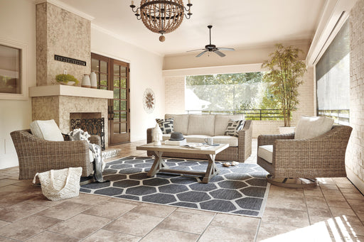 Beachcroft Outdoor Conversation Set - Venta Furnishings (San Antonio,TX)