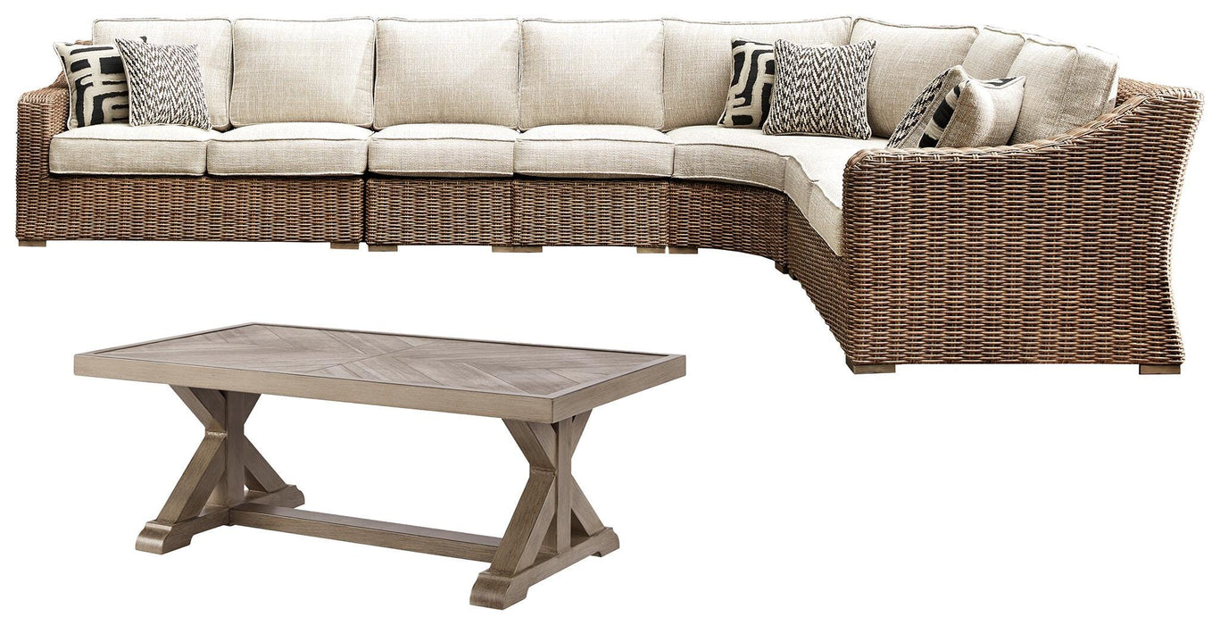 Beachcroft Outdoor Seating Set - Venta Furnishings (San Antonio,TX)
