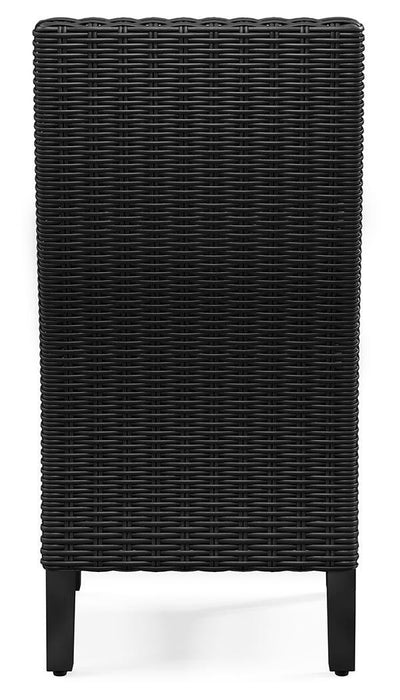Beachcroft Outdoor Side Chair with Cushion (Set of 2) - Venta Furnishings (San Antonio,TX)
