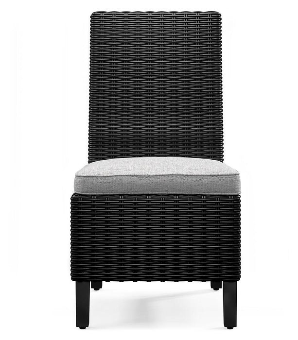 Beachcroft Outdoor Side Chair with Cushion (Set of 2) - Venta Furnishings (San Antonio,TX)
