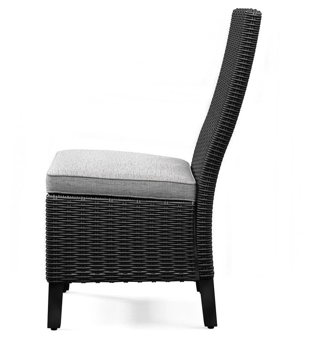 Beachcroft Outdoor Side Chair with Cushion (Set of 2) - Venta Furnishings (San Antonio,TX)