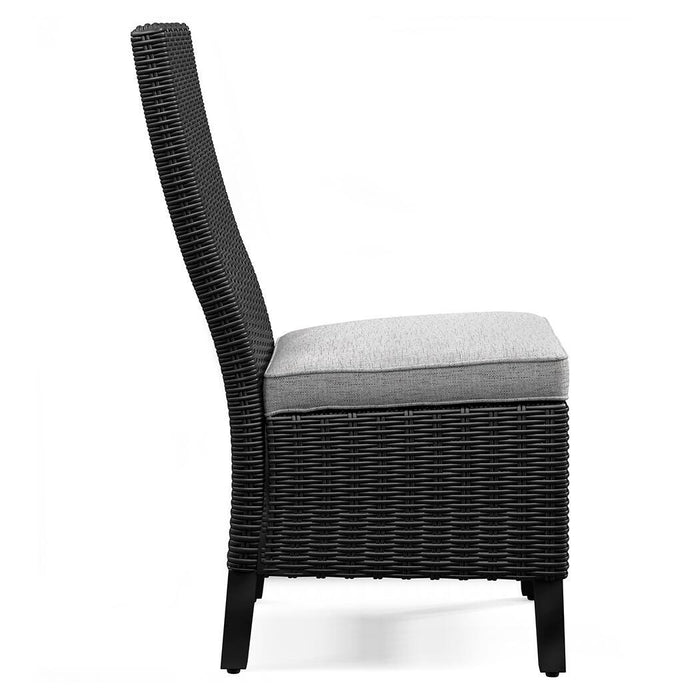 Beachcroft Outdoor Side Chair with Cushion (Set of 2) - Venta Furnishings (San Antonio,TX)