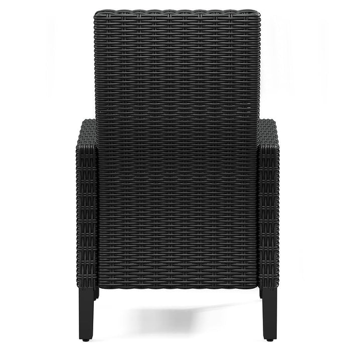 Beachcroft Outdoor Arm Chair with Cushion (Set of 2) - Venta Furnishings (San Antonio,TX)