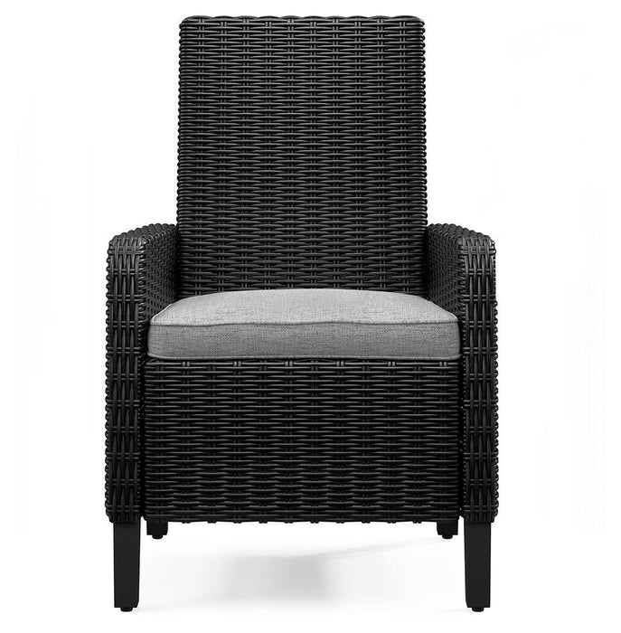 Beachcroft Outdoor Arm Chair with Cushion (Set of 2) - Venta Furnishings (San Antonio,TX)