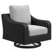 Beachcroft Outdoor Swivel Lounge with Cushion - Venta Furnishings (San Antonio,TX)