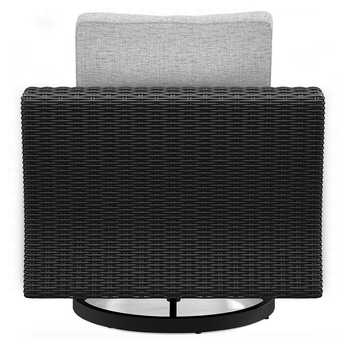 Beachcroft Outdoor Swivel Lounge with Cushion - Venta Furnishings (San Antonio,TX)