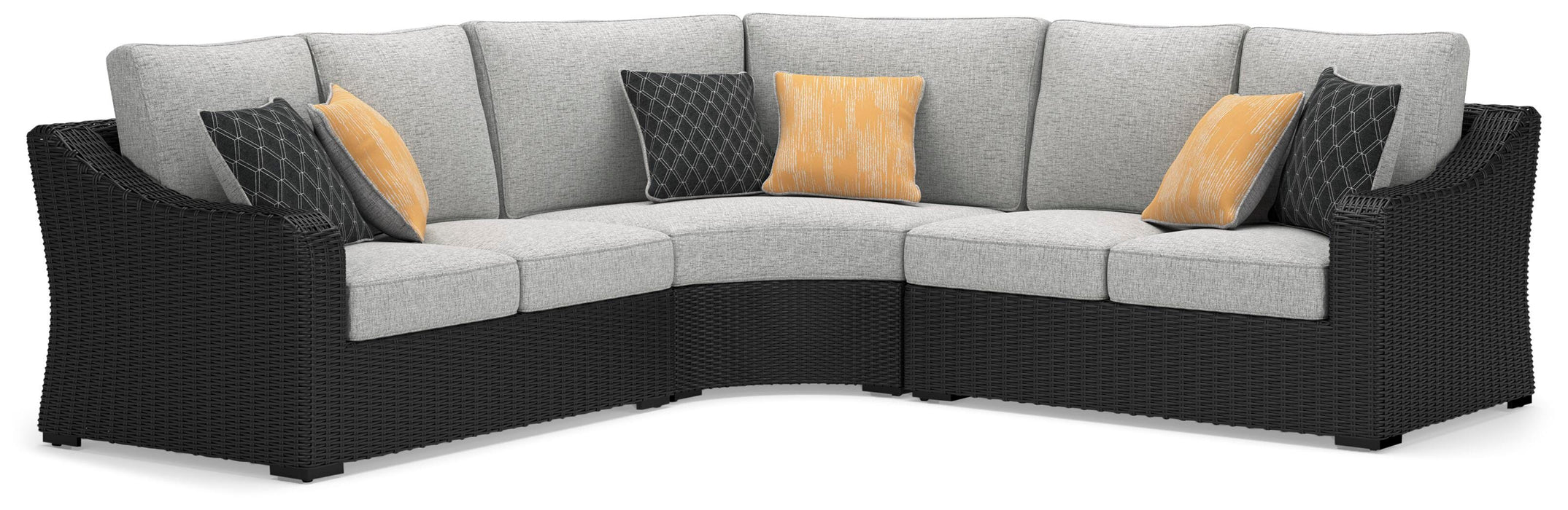 Beachcroft Outdoor Sectional - Venta Furnishings (San Antonio,TX)
