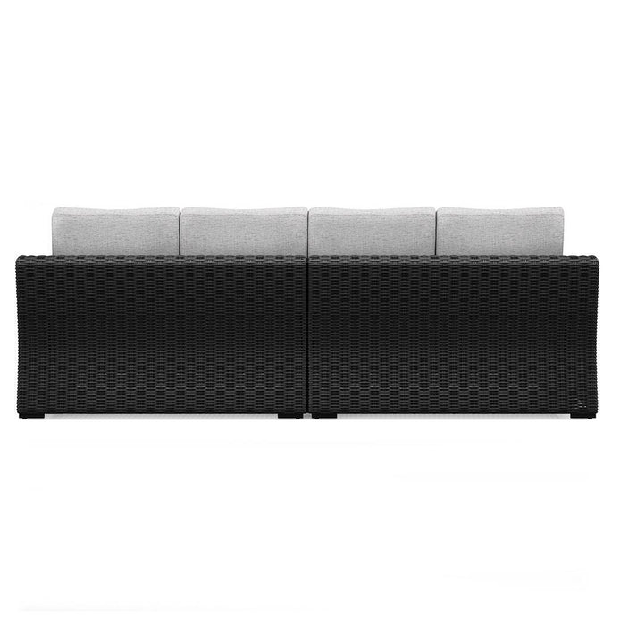 Beachcroft 2-Piece Outdoor Loveseat with Cushion - Venta Furnishings (San Antonio,TX)