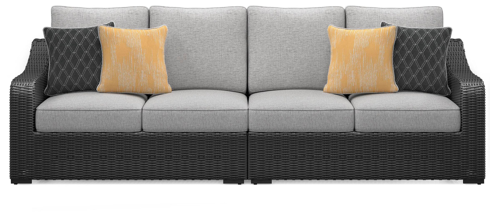 Beachcroft 2-Piece Outdoor Loveseat with Cushion - Venta Furnishings (San Antonio,TX)