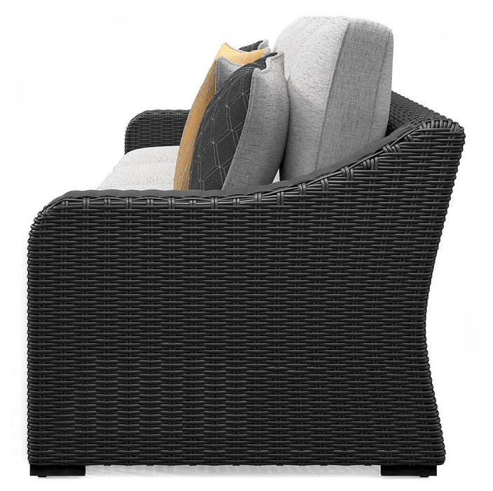 Beachcroft 2-Piece Outdoor Loveseat with Cushion - Venta Furnishings (San Antonio,TX)