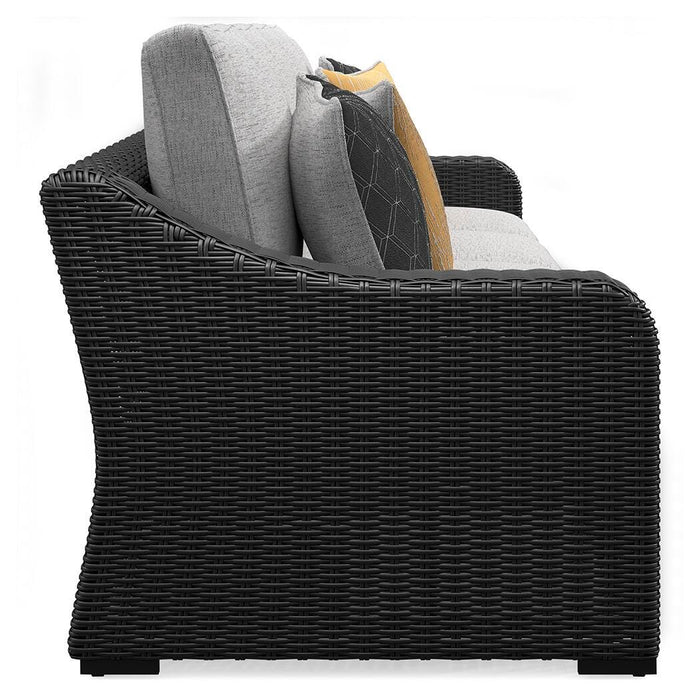 Beachcroft 2-Piece Outdoor Loveseat with Cushion - Venta Furnishings (San Antonio,TX)