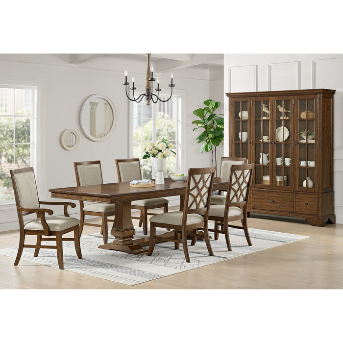 Phillipe Standard Height Dining Set in Cherry-Table and Four Chairs