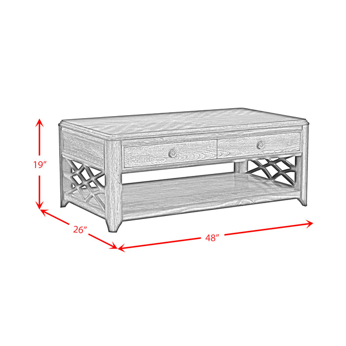 Phillipe Lift-Top Coffee Table in Cherry
