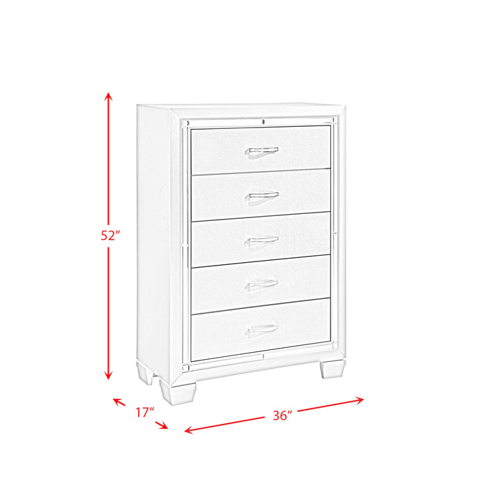 PLATINUM YOUTH FULL 5PC BEDROOM SET