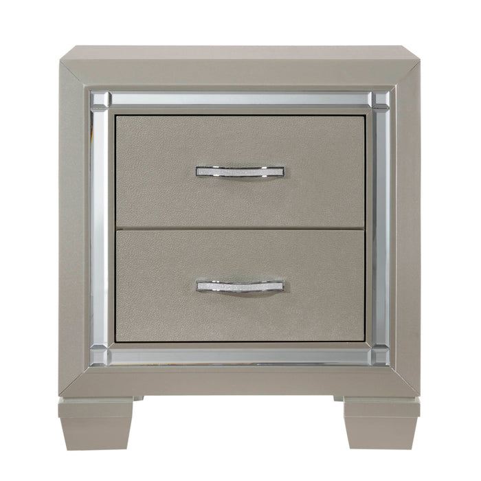 Platinum Youth Nightstand - Venta Furnishings (San Antonio,TX)