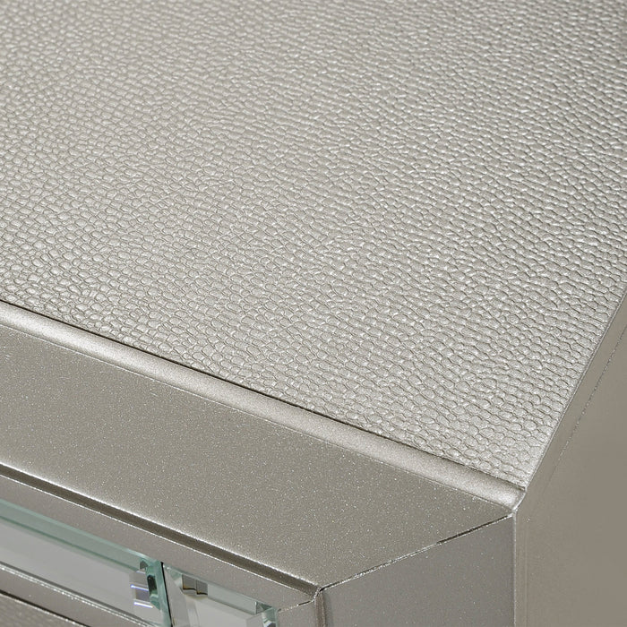 Platinum Youth Nightstand - Venta Furnishings (San Antonio,TX)
