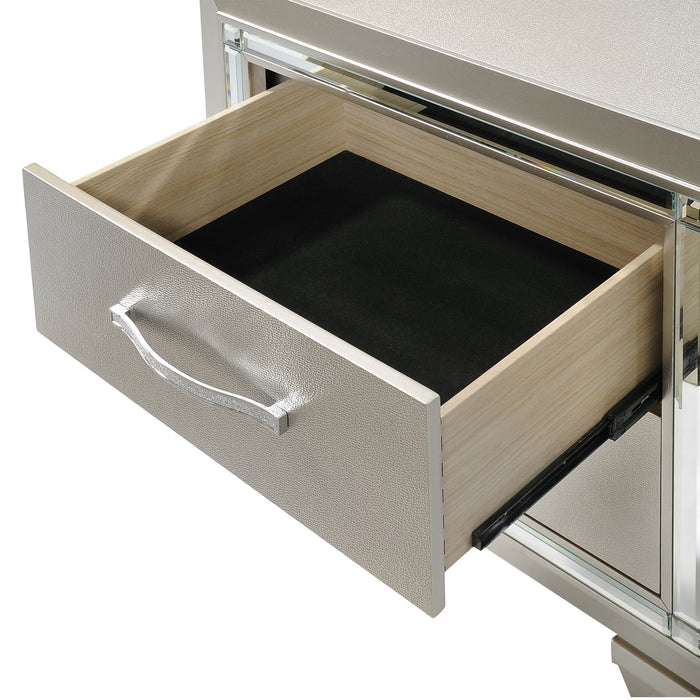Platinum Youth Nightstand - Venta Furnishings (San Antonio,TX)