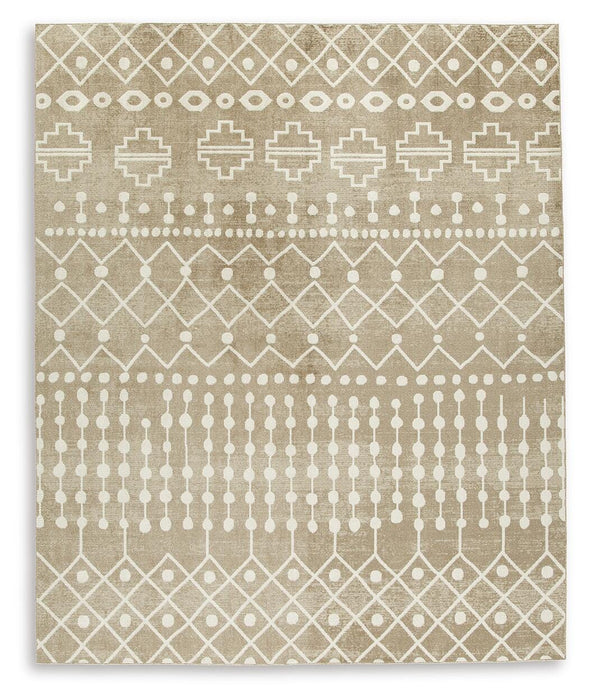 Bunchly 7'10" x 10'3" Washable Rug - Venta Furnishings (San Antonio,TX)