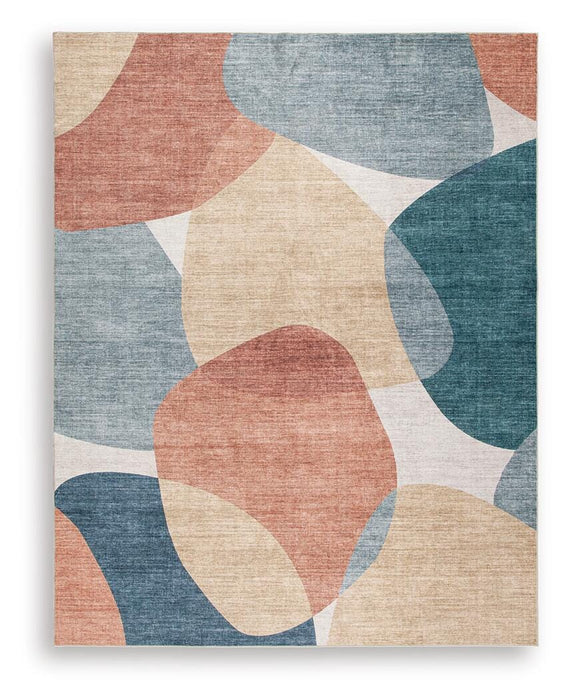 Chanleigh Washable 7'6" x 9'6" Area Rug - Venta Furnishings (San Antonio,TX)