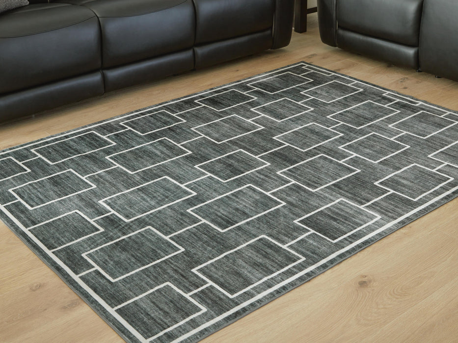 Elderland Washable 5' x 7' Area Rug - Venta Furnishings (San Antonio,TX)