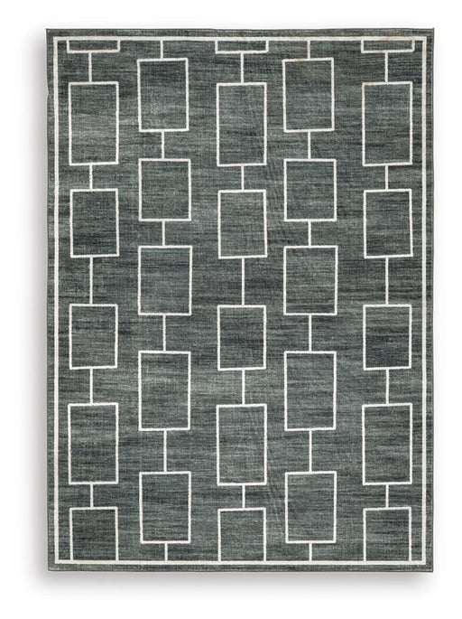 Elderland Washable 5' x 7' Area Rug - Venta Furnishings (San Antonio,TX)