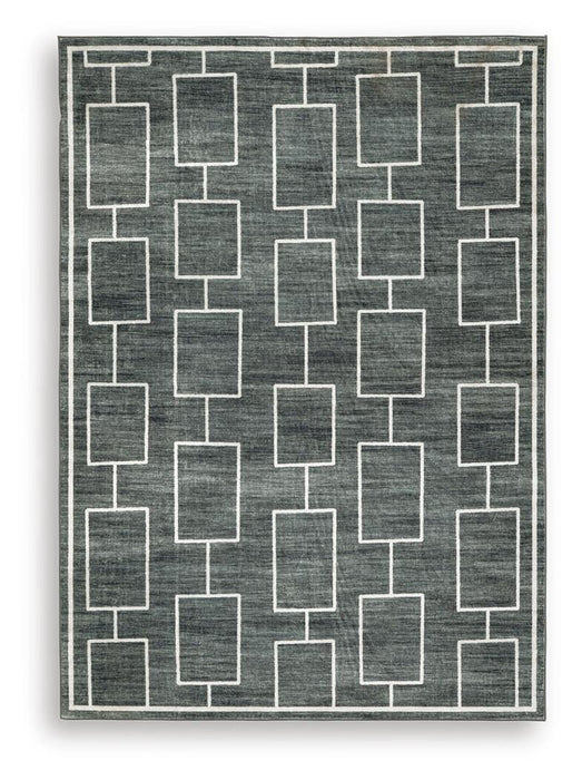 Elderland Washable 5' x 7' Area Rug - Venta Furnishings (San Antonio,TX)